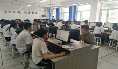 淄博市2019年初中信息技術考試順利結束